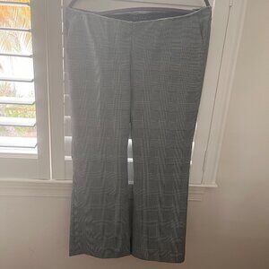 Hatch Maternity Plaid Crop Flare Pant